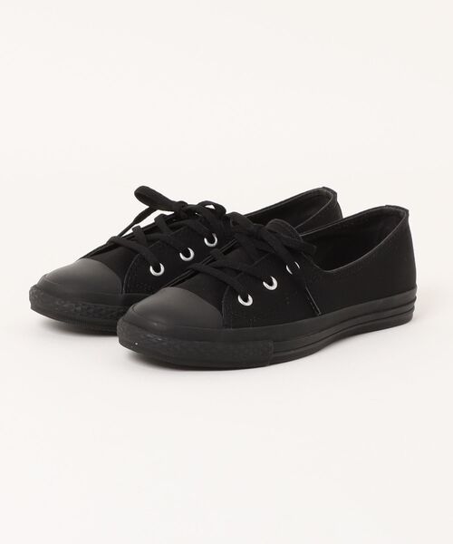 CONVERSE(コンバース)の「【CONVERSE/コンバース】オールスター LP パンプス OX/ALL STAR LP PUMPS OX(スニーカー・レディース・ブラック/ブラック×ブラック・5.5inch/5inch/4.5inch/4inch)」の2枚目の写真