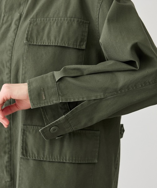 ROPE' PICNIC（ロペピクニック）の「ミリタリーブルゾン（ブルゾン・レディース・カーキ/オフホワイト・FREE）」の10枚目の写真