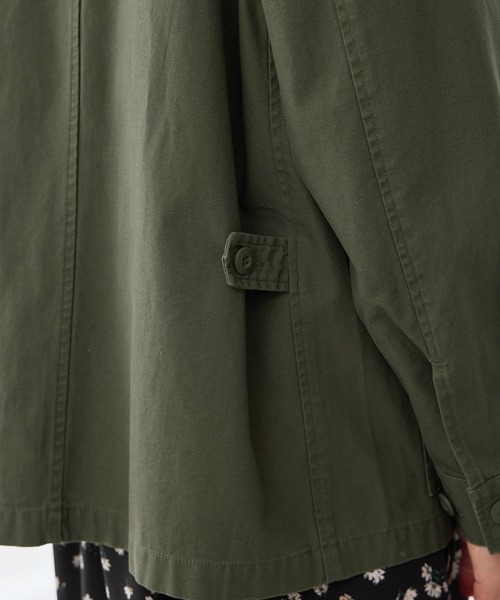 ROPE' PICNIC（ロペピクニック）の「ミリタリーブルゾン（ブルゾン・レディース・カーキ/オフホワイト・FREE）」の11枚目の写真