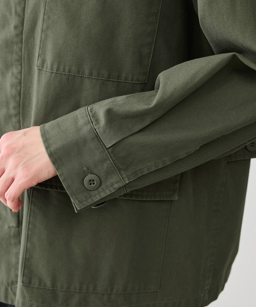 ROPE' PICNIC（ロペピクニック）の「ミリタリーブルゾン（ブルゾン・レディース・カーキ/オフホワイト・FREE）」の19枚目の写真