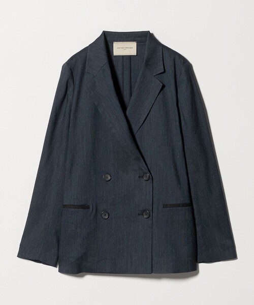 UNITED ARROWS（ユナイテッドアローズ）の「ECLISSE 4ボタン ジャケット（テーラードジャケット・レディース・ネイビー/その他7/ナチュラル/その他1・40/38/36）」の4枚目の写真