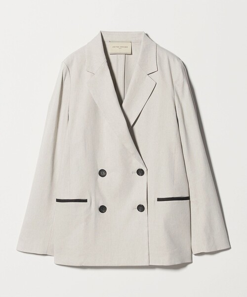UNITED ARROWS（ユナイテッドアローズ）の「ECLISSE 4ボタン ジャケット（テーラードジャケット・レディース・ネイビー/その他7/ナチュラル/その他1・40/38/36）」の14枚目の写真