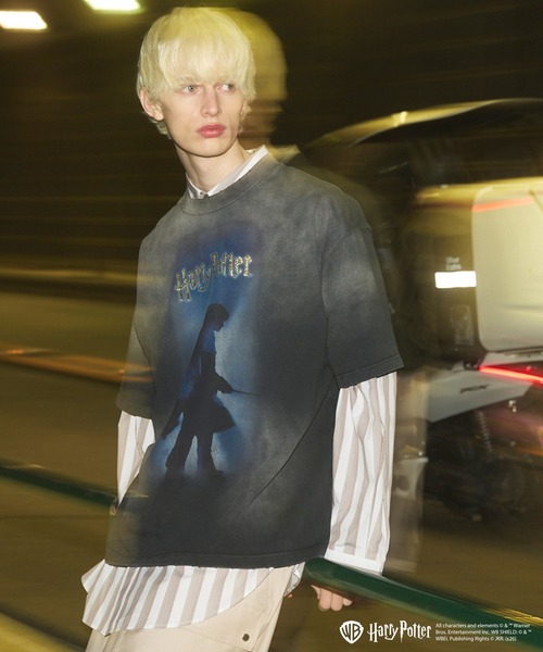 MAISON SPECIAL(メゾンスペシャル)の「《UNISEX》【MOVIE SERIES】「Harry Potter」 Prime-Over Short Sleeve T-shirt/「ハリーポッター」プライムオーバーショートスリーブTシャツ【MAISON SPECIAL/メゾンスペシャル】(Tシャツ/カットソー・メンズ・その他4/その他8/その他1/その他5/その他3/その他2/その他6/その他7・1/2/0)」の19枚目の写真