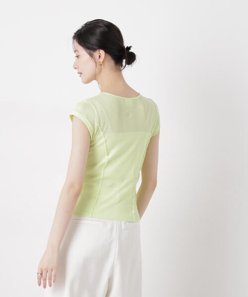 NANO universe(ナノユニバース)の「Robert P. Miller/LightPrib Henly S/S Tee(Tシャツ/カットソー・レディース・オフホワイト/ライム/その他1・FREE)」の5枚目の写真