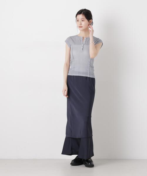 NANO universe(ナノユニバース)の「Robert P. Miller/LightPrib Henly S/S Tee(Tシャツ/カットソー・レディース・オフホワイト/ライム/その他1・FREE)」の11枚目の写真