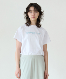 ウィメンズアイスストリングクロップ半袖Tシャツホワイト