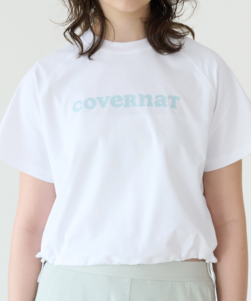 COVERNAT WOMAN（カバーナットウーマン）の「ウィメンズアイスストリングクロップ半袖Tシャツホワイト（Tシャツ/カットソー・レディース・その他・WS/WM）」の7枚目の写真