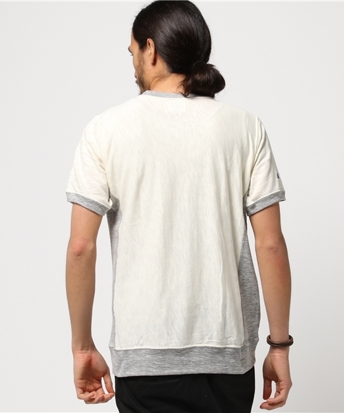 Champion（チャンピオン）の「【Champion/チャンピオン】メンズ リバースウィーブ プレミアムジャージー Tシャツ（Tシャツ/カットソー・メンズ・グレー系その他/ブラック/インディゴブルー/オフホワイト/ダークネイビー/ブラック系その他・LARGE/MEDIUM/X-LARGE）」の8枚目の写真