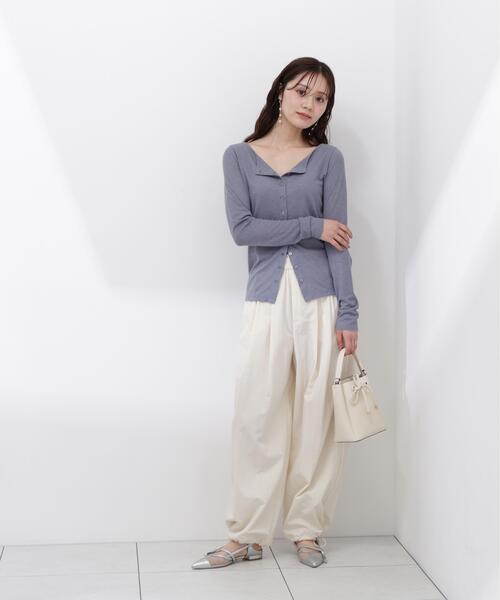 a/mie(アミー)の「<加藤栞さん着用><a>ナイロンタックパンツ / 1216139400(その他パンツ・レディース・オフホワイト/ピンク/ブラック・MEDIUM/SMALL)」の22枚目の写真