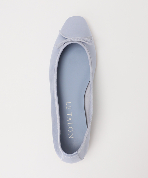 LE TALON（ルタロン）の「フレンチスクエアバレエ（バレエシューズ・レディース・サックスブルー/レッド・22.5cm/22cm/21.5/23cm/26cm/25.5cm/24.5cm/24cm/23.5cm/25cm）」の19枚目の写真