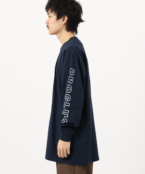 PRO CLUB (プロクラブ)の「PRO CLUB L/S TEE ボックスロゴワッペン ヘビーウェイト長袖Tシャツ ロンT(Tシャツ/カットソー・メンズ・ブラック/ネイビー/ホワイト・2XL/L/M/XL/3XL/S)」の17枚目の写真