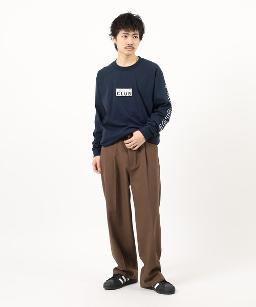 PRO CLUB (プロクラブ)の「PRO CLUB L/S TEE ボックスロゴワッペン ヘビーウェイト長袖Tシャツ ロンT(Tシャツ/カットソー・メンズ・ブラック/ネイビー/ホワイト・2XL/L/M/XL/3XL/S)」の15枚目の写真