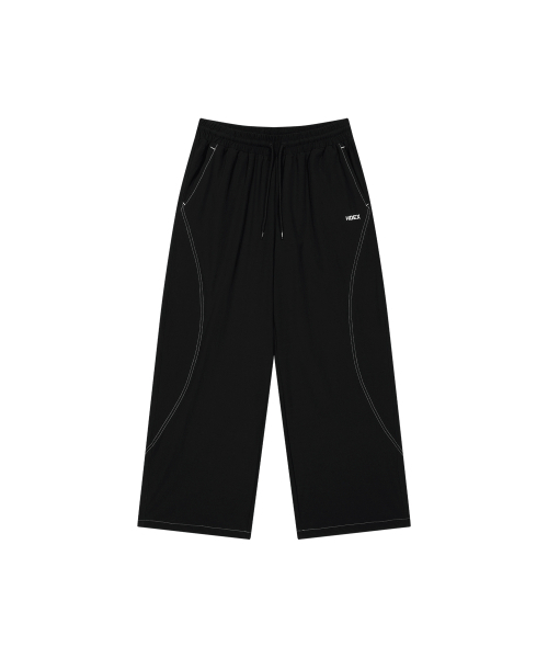 HDEX（エイチデックス）の「スティッチカーブドナイロンスパンパンツ W (ブラック)（その他パンツ・レディース・ブラック・LARGE/MEDIUM/SMALL）」の2枚目の写真