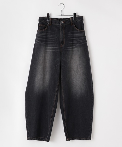 PBLIM（ページボーイリム）の「《UNISEX/３サイズ展開》サマースラブデニム（デニムパンツ・レディース・ブラック/ブルー・SMALL/MEDIUM/LARGE）」の10枚目の写真