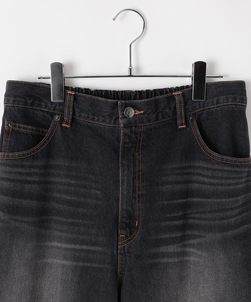 PBLIM（ページボーイリム）の「《UNISEX/３サイズ展開》サマースラブデニム（デニムパンツ・レディース・ブラック/ブルー・SMALL/MEDIUM/LARGE）」の12枚目の写真