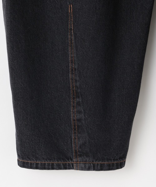 PBLIM（ページボーイリム）の「《UNISEX/３サイズ展開》サマースラブデニム（デニムパンツ・レディース・ブラック/ブルー・SMALL/MEDIUM/LARGE）」の5枚目の写真