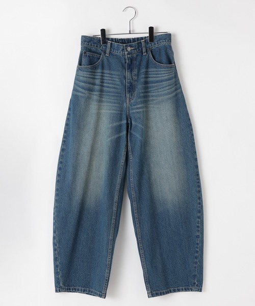 PBLIM（ページボーイリム）の「《UNISEX/３サイズ展開》サマースラブデニム（デニムパンツ・レディース・ブラック/ブルー・SMALL/MEDIUM/LARGE）」の7枚目の写真