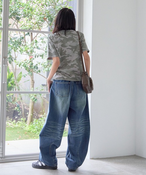 PBLIM（ページボーイリム）の「《UNISEX/３サイズ展開》サマースラブデニム（デニムパンツ・レディース・ブラック/ブルー・SMALL/MEDIUM/LARGE）」の9枚目の写真