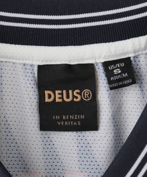 DEUS EX MACHINA(デウスエクスマキナ)の「DEUS EX MACHINA/デウスエクスマキナ ARRII MOTO JERSEY(Tシャツ/カットソー・レディース・ブルー/ホワイト・SMALL)」の9枚目の写真