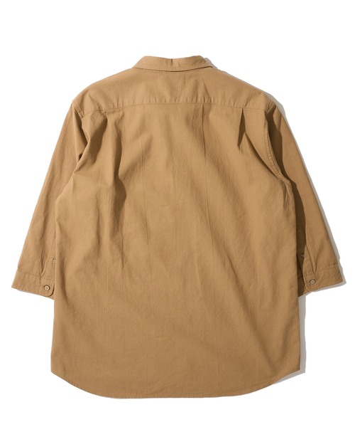 TETE HOMME(テットオム)の「【WEB限定】パナマ織り7分袖カプリシャツ / スキッパーシャツ(シャツ/ブラウス・メンズ・ブルー/ホワイト系1/ブラック/ベージュ/ミント/ネイビー/ネイビー系1/ピンク/ホワイト・LARGE/X-LARGE/MEDIUM)」の15枚目の写真