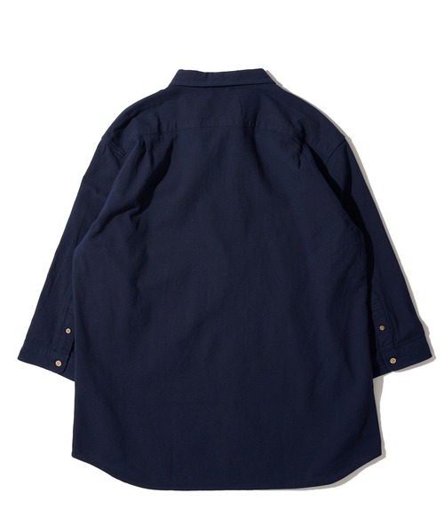 TETE HOMME(テットオム)の「【WEB限定】パナマ織り7分袖カプリシャツ / スキッパーシャツ(シャツ/ブラウス・メンズ・ブルー/ホワイト系1/ブラック/ベージュ/ミント/ネイビー/ネイビー系1/ピンク/ホワイト・LARGE/X-LARGE/MEDIUM)」の19枚目の写真