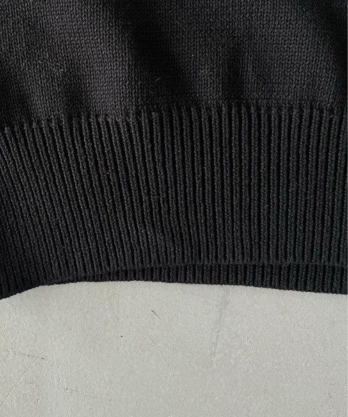 KAIKO(カイコー)の「KAIKO knit polo shirt(ニット/セーター・メンズ・ダークグレー・2)」の14枚目の写真