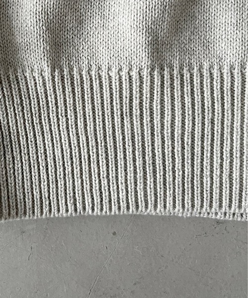 KAIKO(カイコー)の「KAIKO knit polo shirt(ニット/セーター・メンズ・ダークグレー・2)」の20枚目の写真