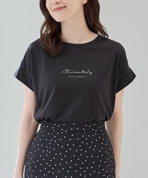 【ハニさら・汗ジミ軽減加工】汗ジミ軽減ロゴTシャツ