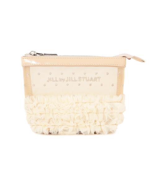 JILL by JILL STUART(ジルバイジルスチュアート)の「シアーメッシュポーチ(ポーチ・レディース・ベージュ/ブラック・FREE)」の13枚目の写真