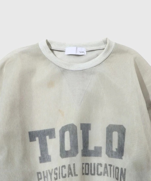 TOLQ(トルク)の「Skeleton Sweat Shirt(スウェット・メンズ・グレー・2/3)」の4枚目の写真