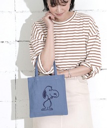 THE MILES（ザ マイルズ）の「"09"≪Vintage PEANUTS≫1ポケット キャンバス 刺繍 ミニ トートバッグ（トートバッグ）」