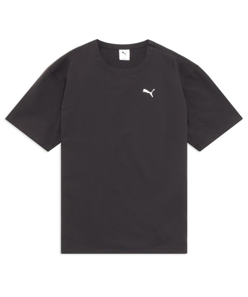 PUMA(プーマ)の「PUMA プーマ メンズ ESS エレベーテッド ウーブン クルーネック 半袖 Tシャツ(Tシャツ/カットソー・メンズ・グリーン系その他/ブラック/サンドベージュ/ネイビー・SMALL/MEDIUM/LARGE/X-LARGE/XX-LARGE)」の2枚目の写真