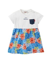 HOT BISCUITS（ホットビスケッツ）の「バンダナ柄 切り替えワンピース（ワンピース）」