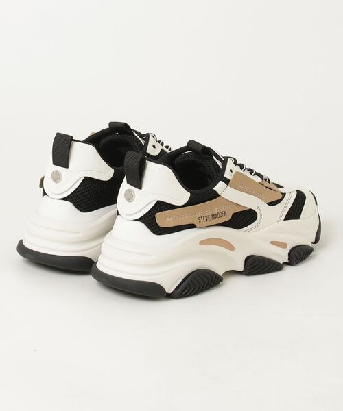 STEVE MADDEN(スティーブマデン)の「STEVE MADDEN スティーブマデン POSSESSION-M-RS ボリュームソールスニーカー(スニーカー・メンズ・ブラック×ブラック/ブラック系その他・26.5cm/26.0cm/27.5cm/27.0cm)」の3枚目の写真