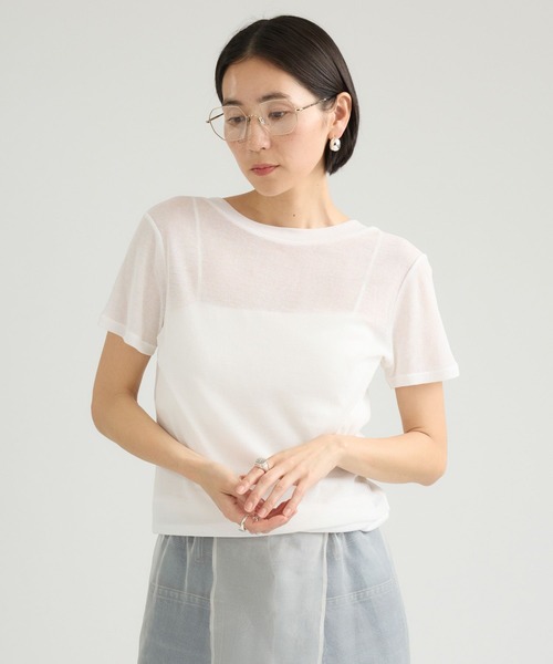 Chaos(カオス)の「Chaos(カオス)/ノアパティTシャツ(Tシャツ/カットソー・レディース・ホワイト/ブラウン/ブラック・FREE)」の2枚目の写真