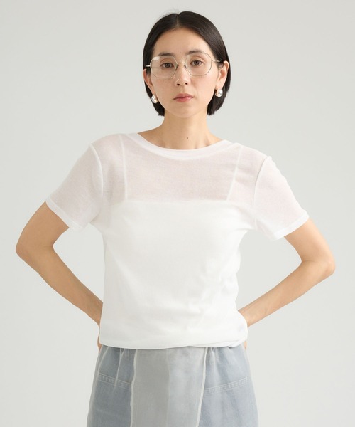 Chaos(カオス)の「Chaos(カオス)/ノアパティTシャツ(Tシャツ/カットソー・レディース・ホワイト/ブラウン/ブラック・FREE)」の11枚目の写真
