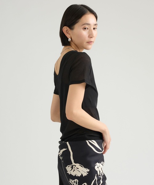 Chaos(カオス)の「Chaos(カオス)/ノアパティTシャツ(Tシャツ/カットソー・レディース・ホワイト/ブラウン/ブラック・FREE)」の18枚目の写真