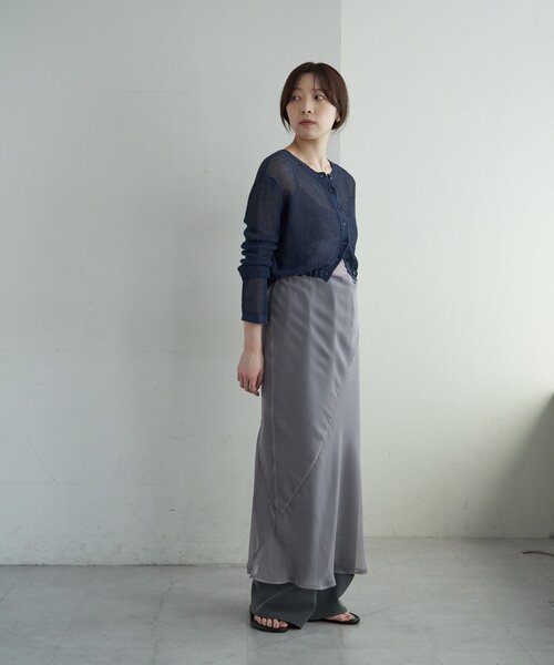 SHENERY（シーナリー）の「オーガンジーキャミワンピース（ワンピース・レディース・ピンク/グレー・FREE）」の7枚目の写真