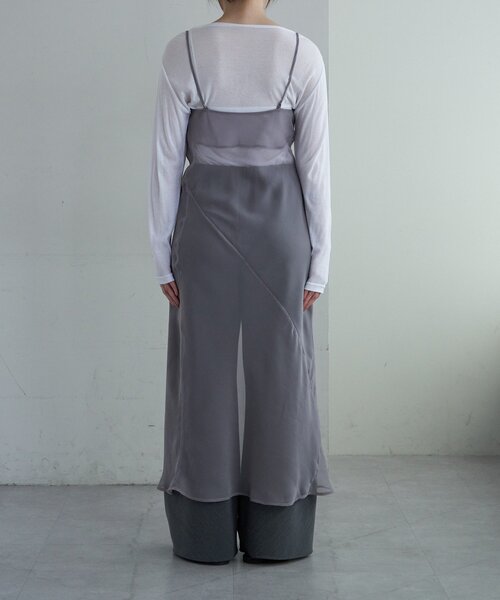 SHENERY（シーナリー）の「オーガンジーキャミワンピース（ワンピース・レディース・ピンク/グレー・FREE）」の11枚目の写真