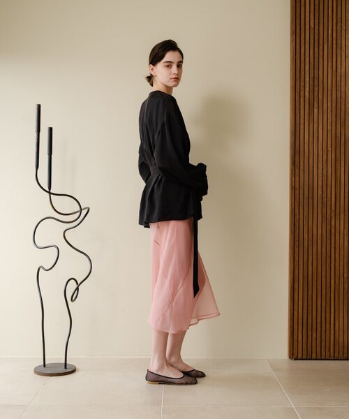 SHENERY（シーナリー）の「オーガンジーキャミワンピース（ワンピース・レディース・ピンク/グレー・FREE）」の20枚目の写真