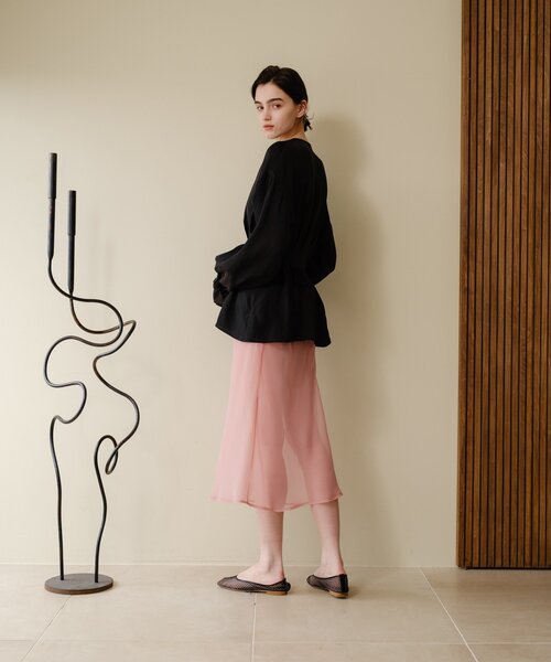 SHENERY（シーナリー）の「オーガンジーキャミワンピース（ワンピース・レディース・ピンク/グレー・FREE）」の22枚目の写真