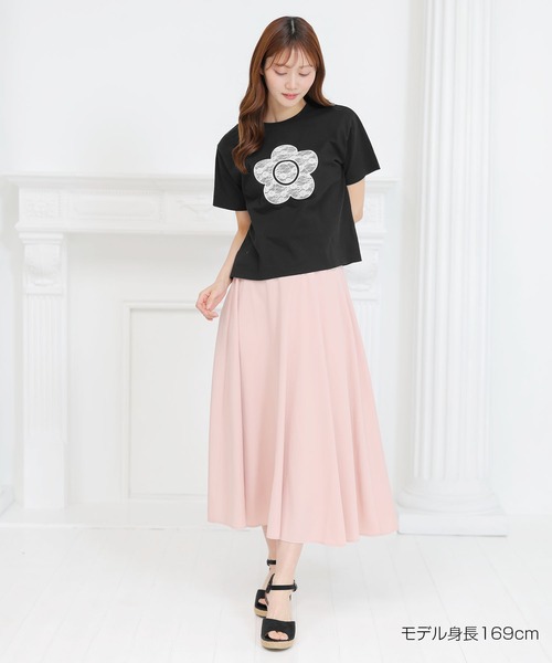 MARY QUANT(マリークワント)の「レースデイジー Tシャツ(Tシャツ/カットソー・レディース・ホワイト/ピンク/ブルー/ブラック・M)」の11枚目の写真