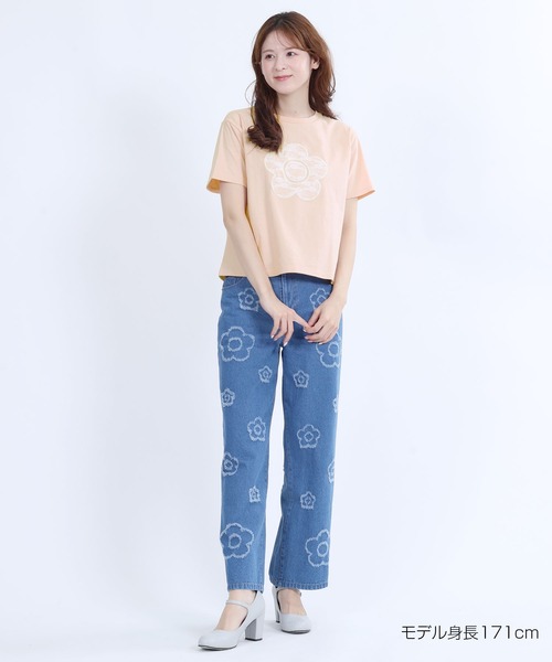 MARY QUANT(マリークワント)の「レースデイジー Tシャツ(Tシャツ/カットソー・レディース・ホワイト/ピンク/ブルー/ブラック・M)」の18枚目の写真