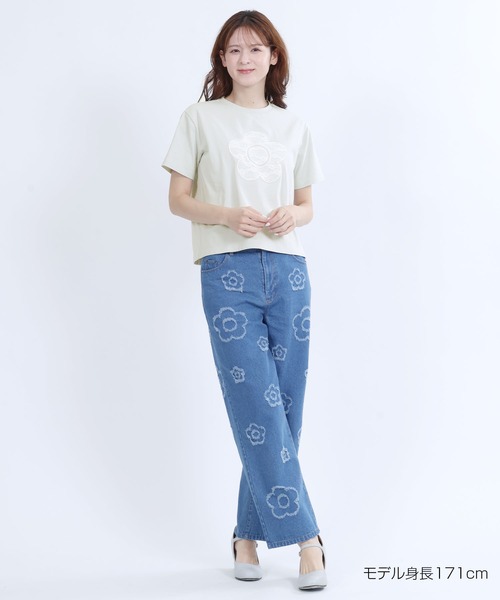 MARY QUANT(マリークワント)の「レースデイジー Tシャツ(Tシャツ/カットソー・レディース・ホワイト/ピンク/ブルー/ブラック・M)」の14枚目の写真