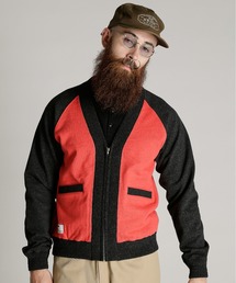 Schott（ショット）の「Schott/ショット/2TONE SWEAT CARDIGAN/2トーン スウェット カーディガン（カーディガン/ボレロ）」