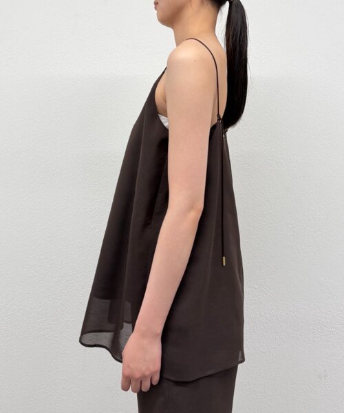LOUNGEDRESS(ラウンジドレス)の「【JAPAN MADE】シアーキャミ(キャミソール・レディース・ブラウン・FREE)」の15枚目の写真