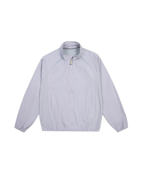 BUTTON SEOUL(ボタンソウル)の「アクティブベンチレーションラグランテックトラックジャケット (4カラー)(ナイロンジャケット・メンズ・アイボリー/グリーン/パープル/ダークグレー・SMALL/MEDIUM/LARGE/X-LARGE/XX-LARGE)」の4枚目の写真