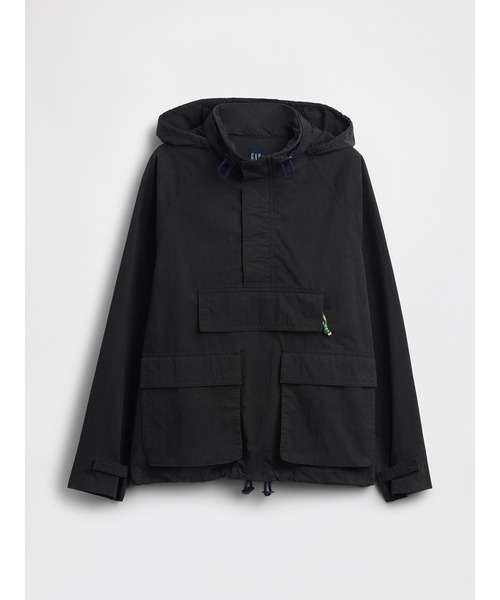 GAP（ギャップ）の「Gap × Sean Wotherspoon オーバーサイズ アノラックパーカー（その他アウター・メンズ・グリーン/ブラック・XL/L/M/S/XS）」の3枚目の写真
