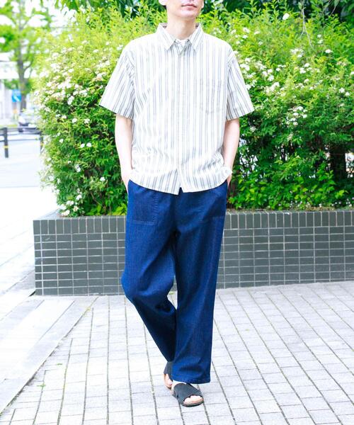 URBAN RESEARCH Sonny Label(アーバンリサーチサニーレーベル)の「接触冷感デニムイージーパンツ(デニムパンツ・メンズ・ライトインディゴブルー/インディゴブルー/ブラック・MEDIUM/LARGE)」の18枚目の写真
