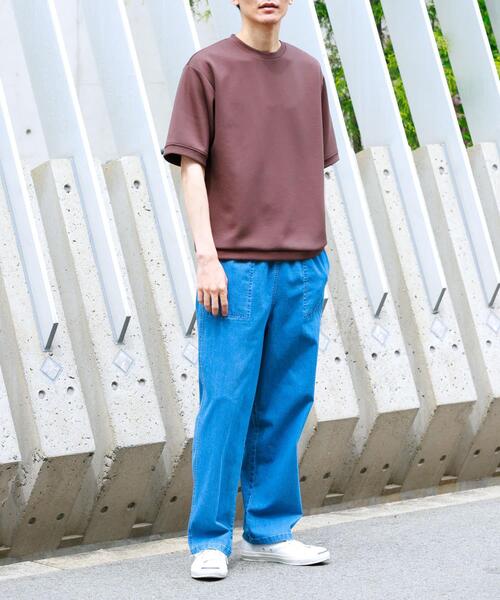 URBAN RESEARCH Sonny Label(アーバンリサーチサニーレーベル)の「接触冷感デニムイージーパンツ(デニムパンツ・メンズ・ライトインディゴブルー/インディゴブルー/ブラック・MEDIUM/LARGE)」の9枚目の写真